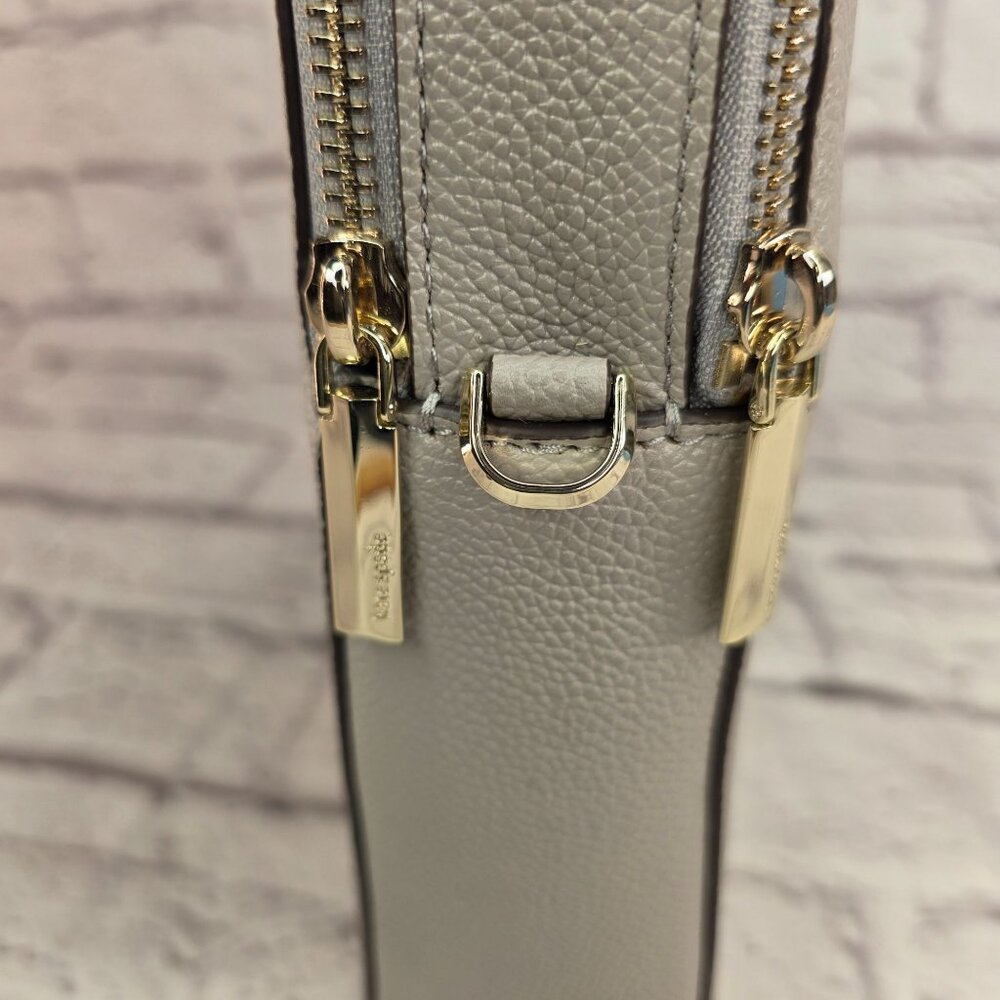 Kate Spade New York Margaux Leather Women Universal Laptop Bag True Taupe Mint - Picture 3 of 16